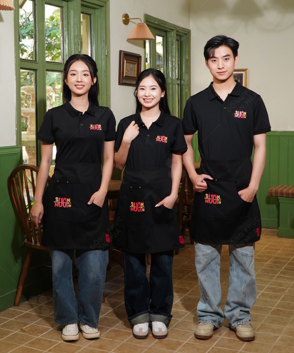 Áo thun đồng phục nhà hàng sườn mười