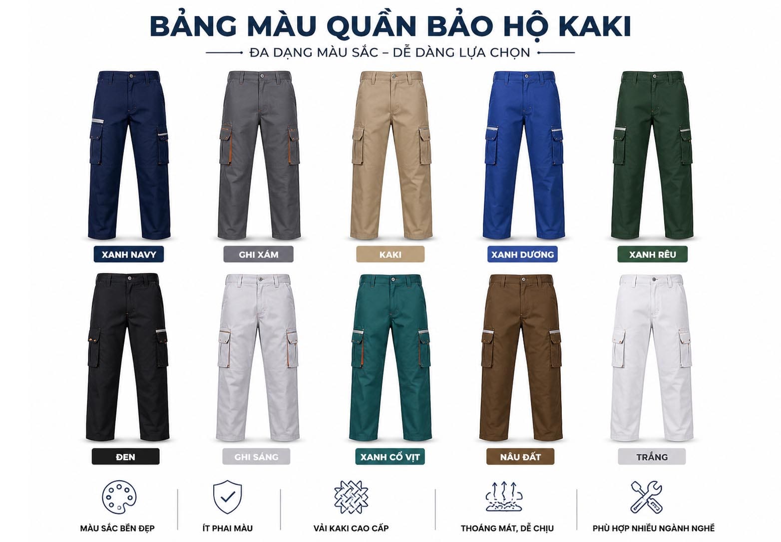 Mẫu bảo hộ Kaki