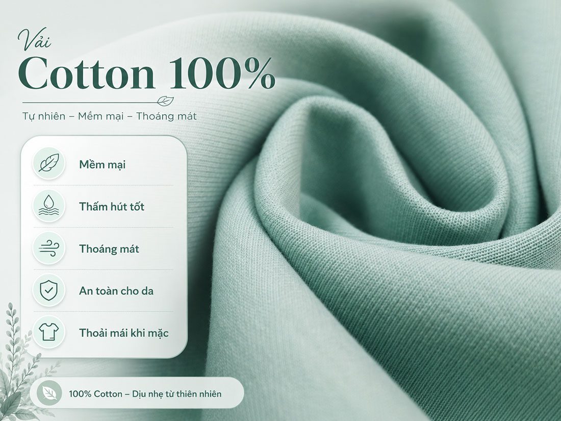 Vải Cotton 100%