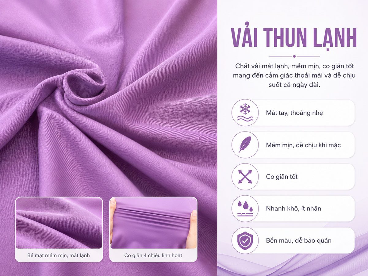 Chất vải thun lạnh