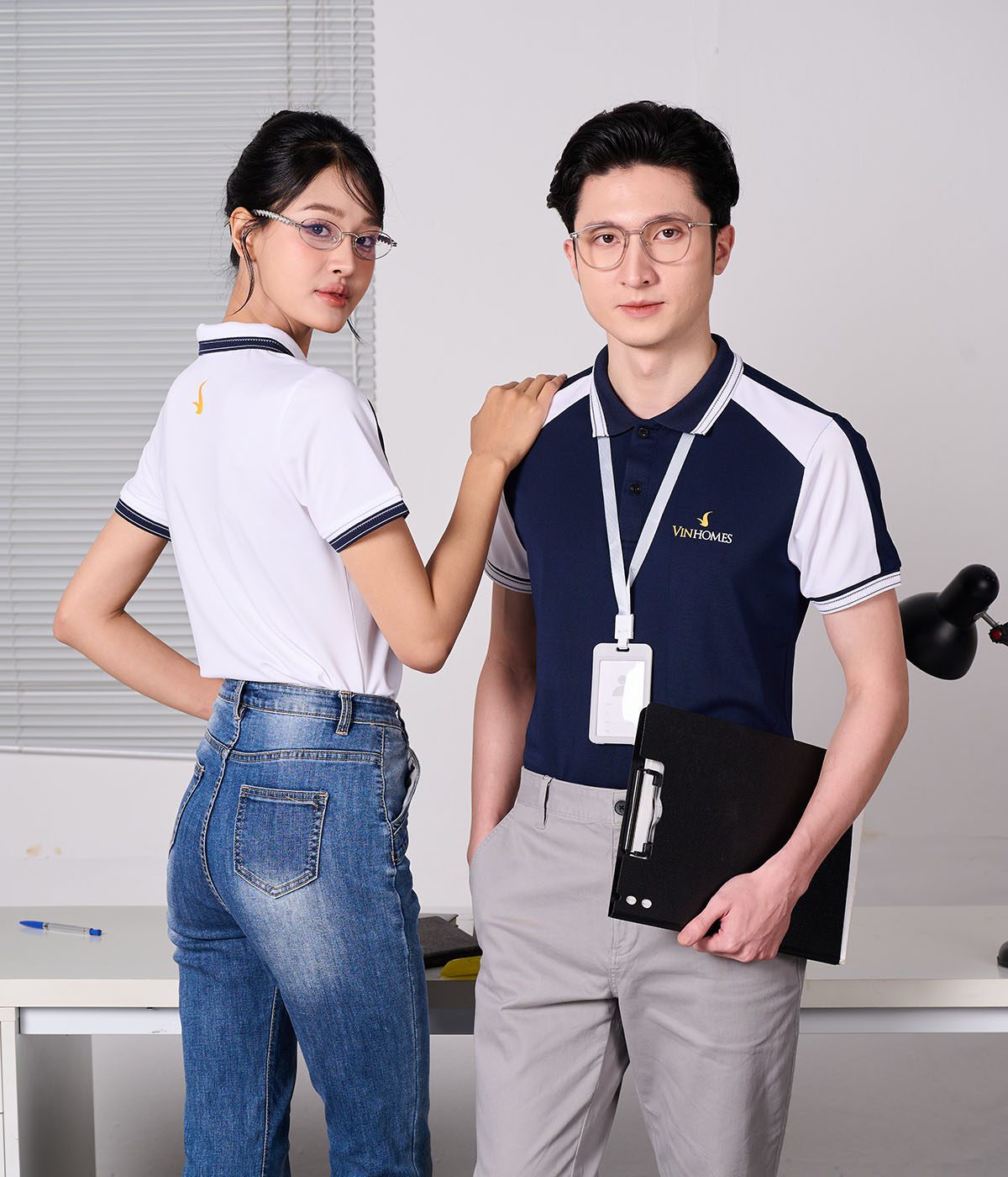 Áo sơ mi công sở nam form slim fit