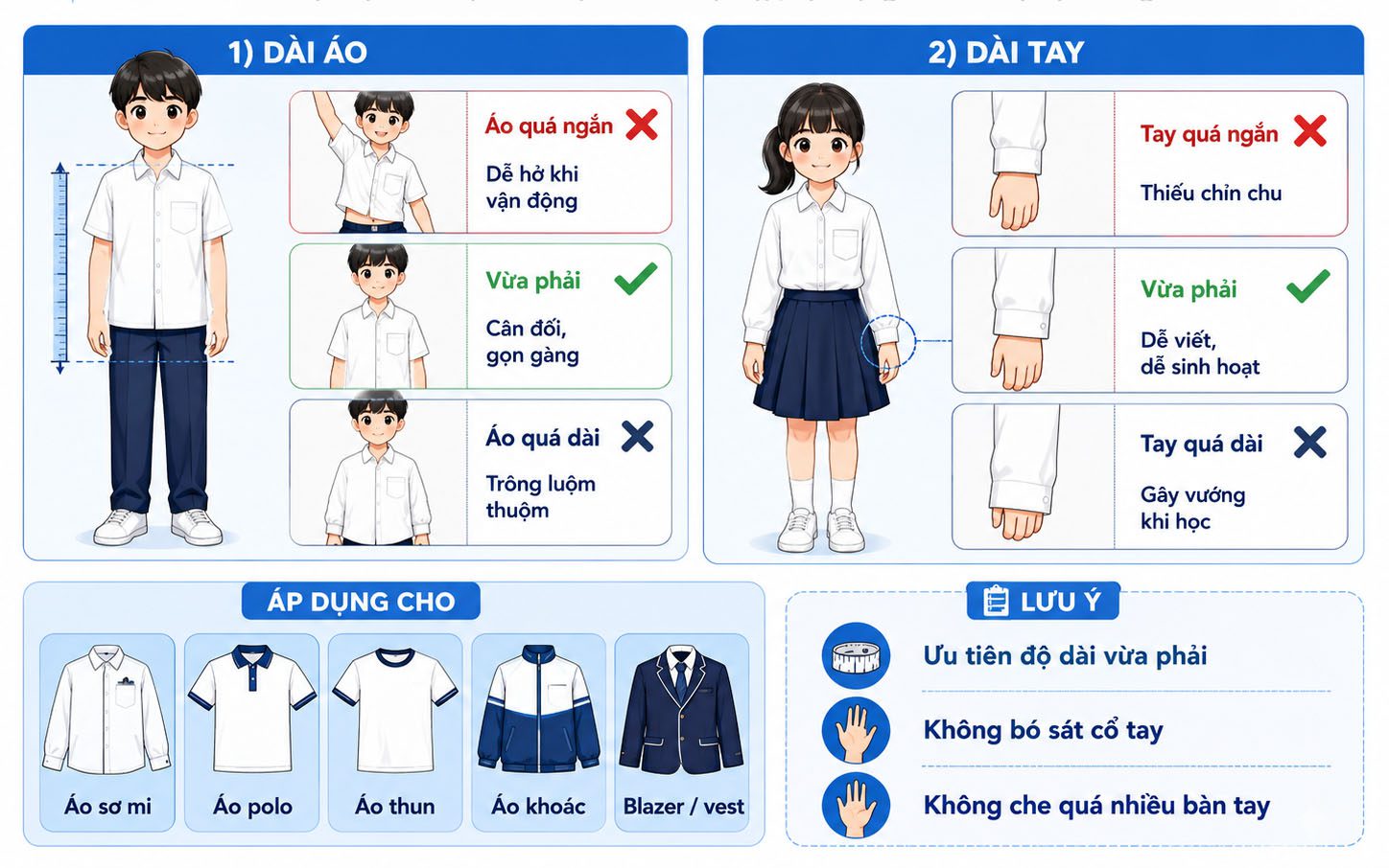 Dài áo và dài tay
