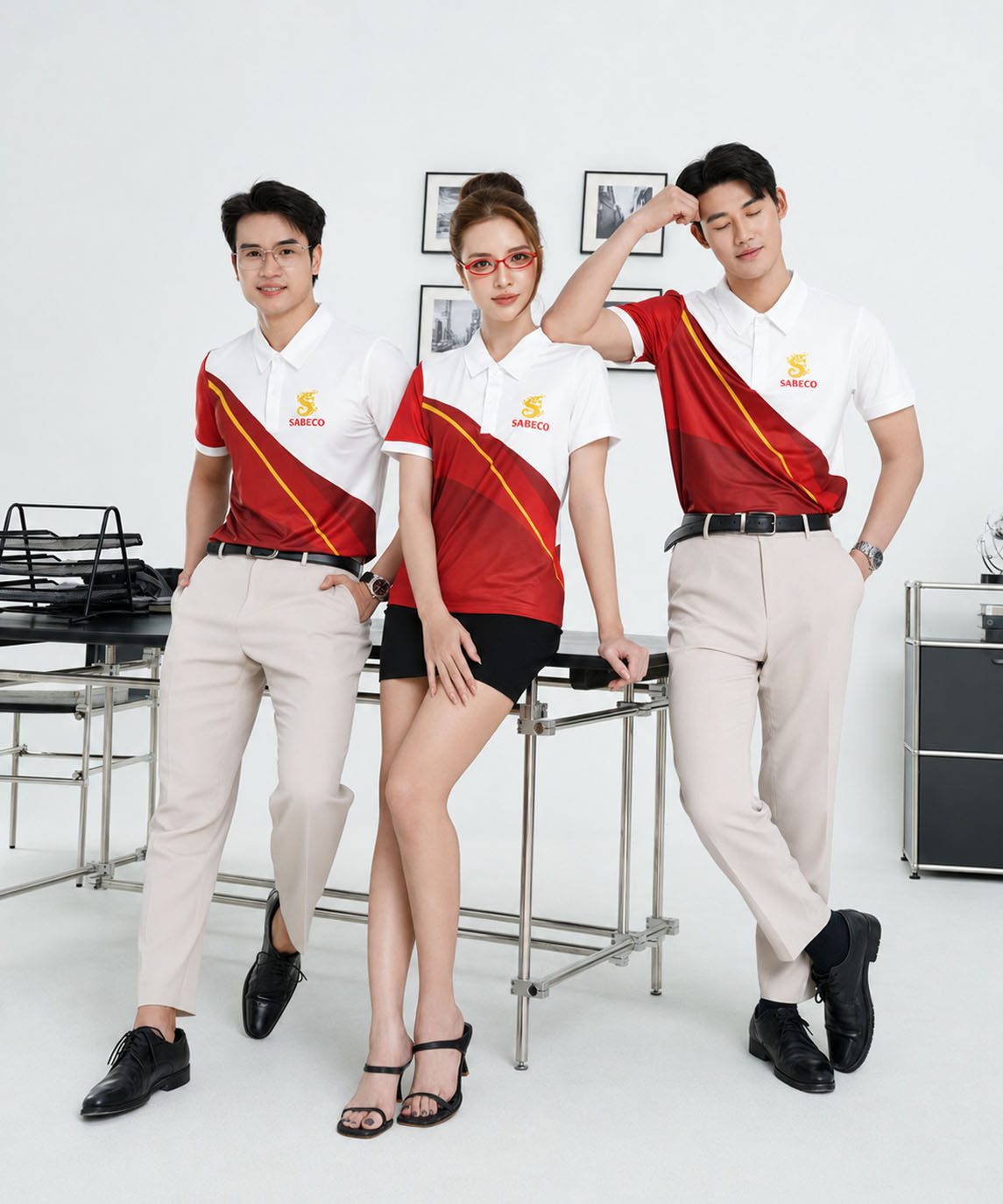 Mẫu Áo Polo Đồng Phục Công Ty Sabeco Chất Vải Thoáng Mát, Bền Đẹp