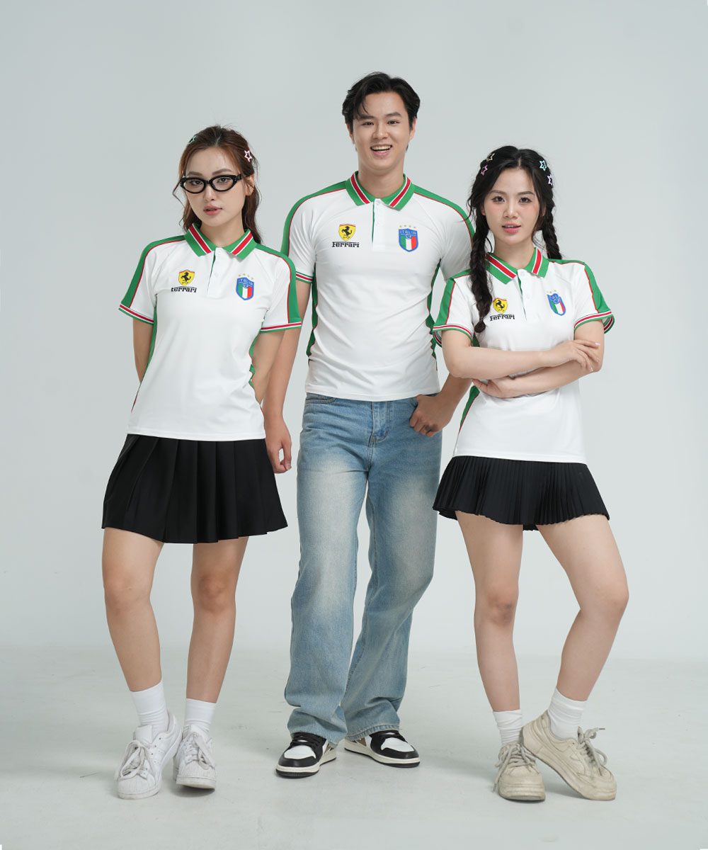 Mẫu Polo Đồng Phục Thể Thao World Cup Ferrari – Năng Động, Nổi Bật