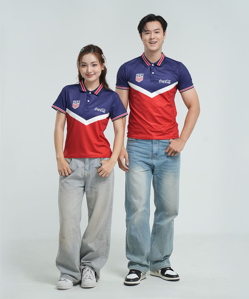 Mẫu Polo Đồng Phục Thể Thao World Cup Coca Cola Chuẩn Nhận Diện, Giá Tốt