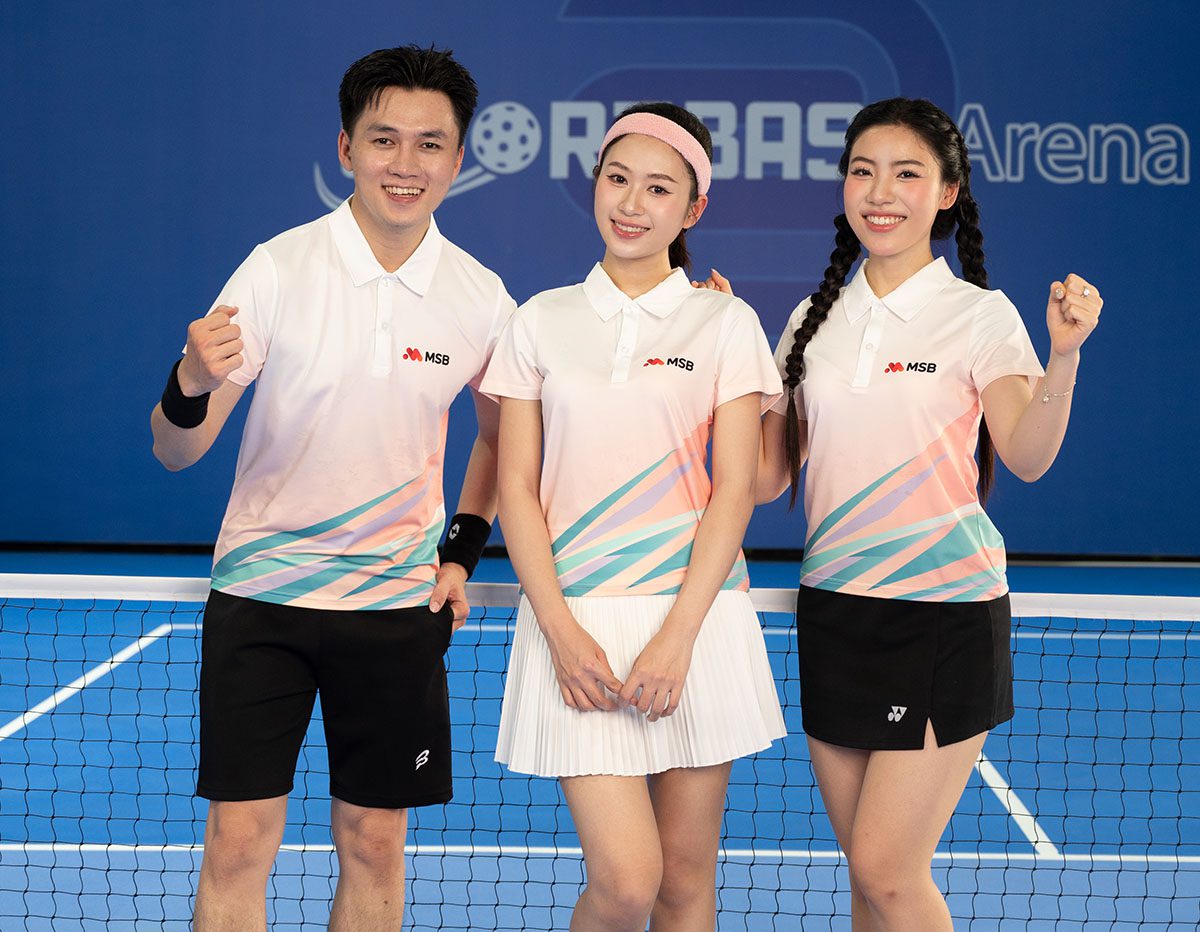 Mẫu áo thun đồng phục pickleball chuẩn nhận diện