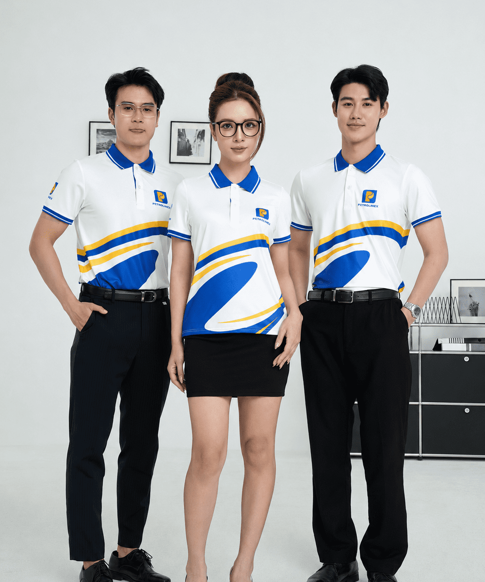 Mẫu Áo Polo Đồng Phục Công Ty Petrolimex Chuẩn Thương Hiệu