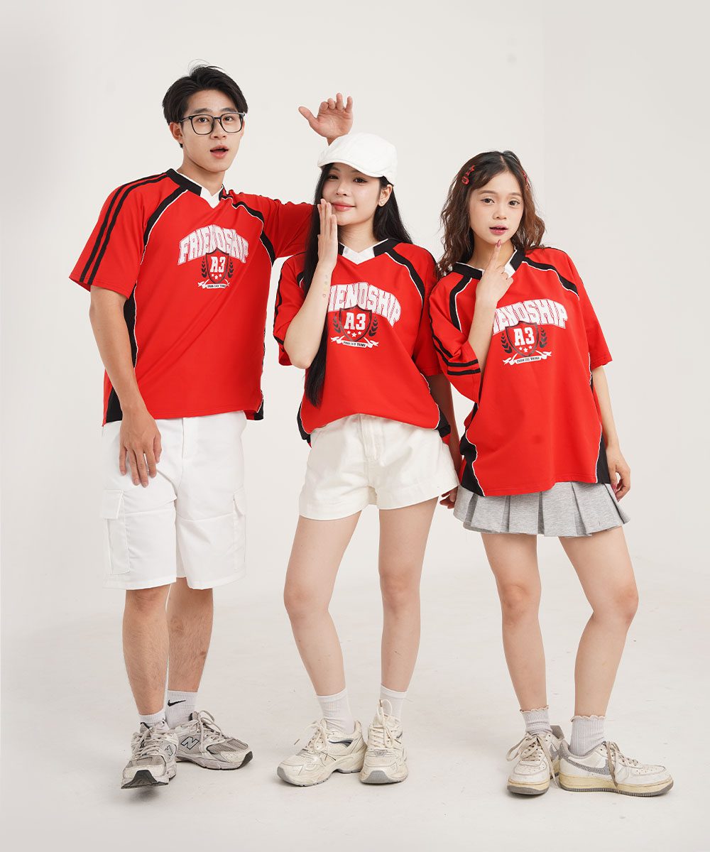 Áo Phông Đồng Phục Lớp Cổ Tròn A3 Friendship – From Đẹp, Trẻ Trung