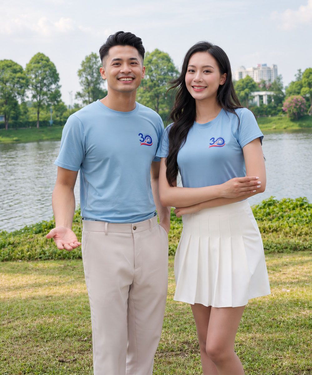 Áo Thun Đồng Phục Họp Lớp Kỷ Niệm 30 Năm – Form Dáng Thoải Mái