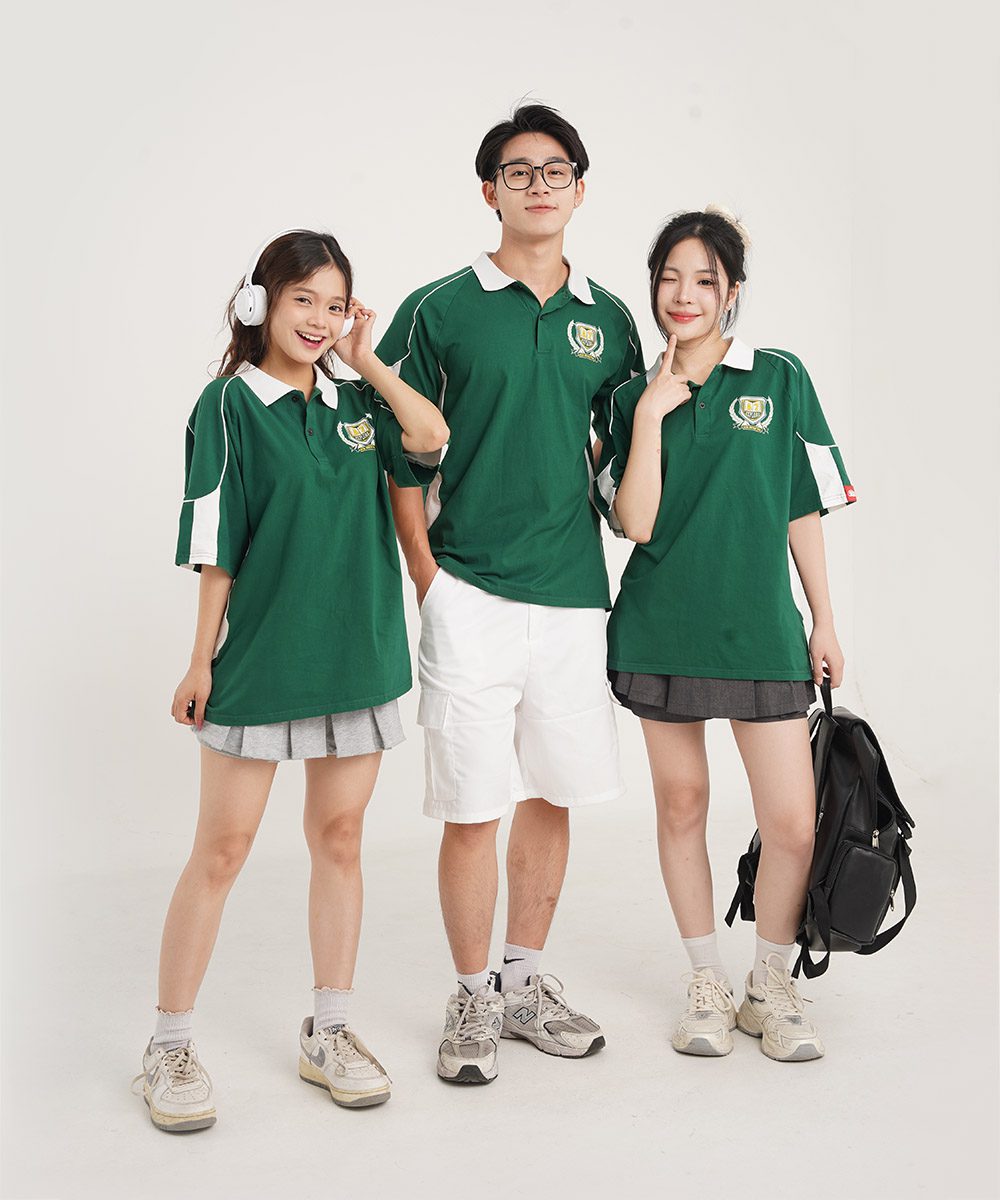Áo Lớp Polo Đồng Phục A7 Phối Cổ