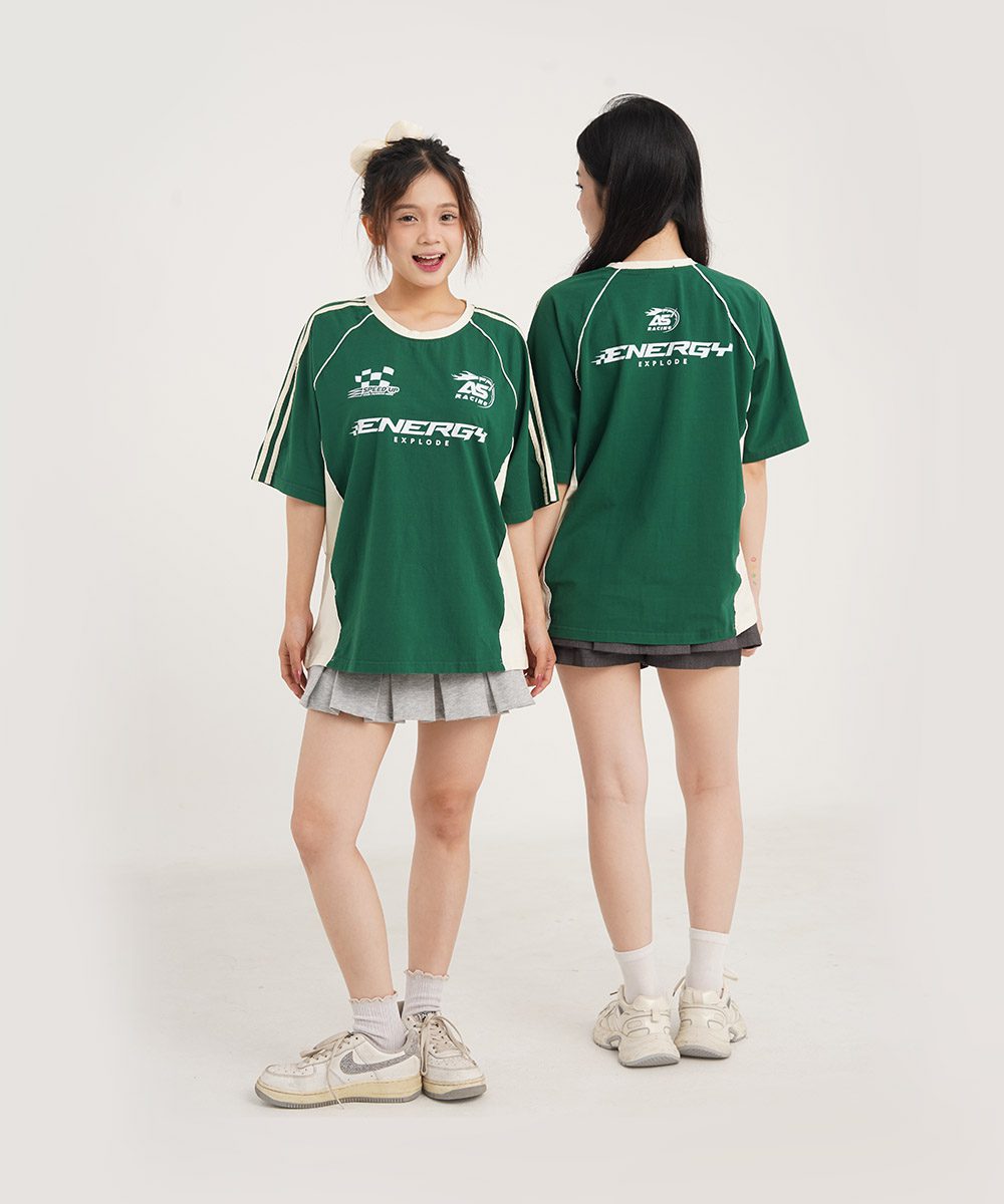 Áo Thun Đồng Phục Lớp Cổ Tròn A5 Racing Thiết Kế Cá Tính - Ảnh 3