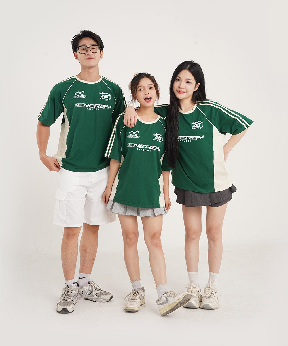 Áo Thun Đồng Phục Lớp Cổ Tròn A5 Racing Thiết Kế Cá Tính
