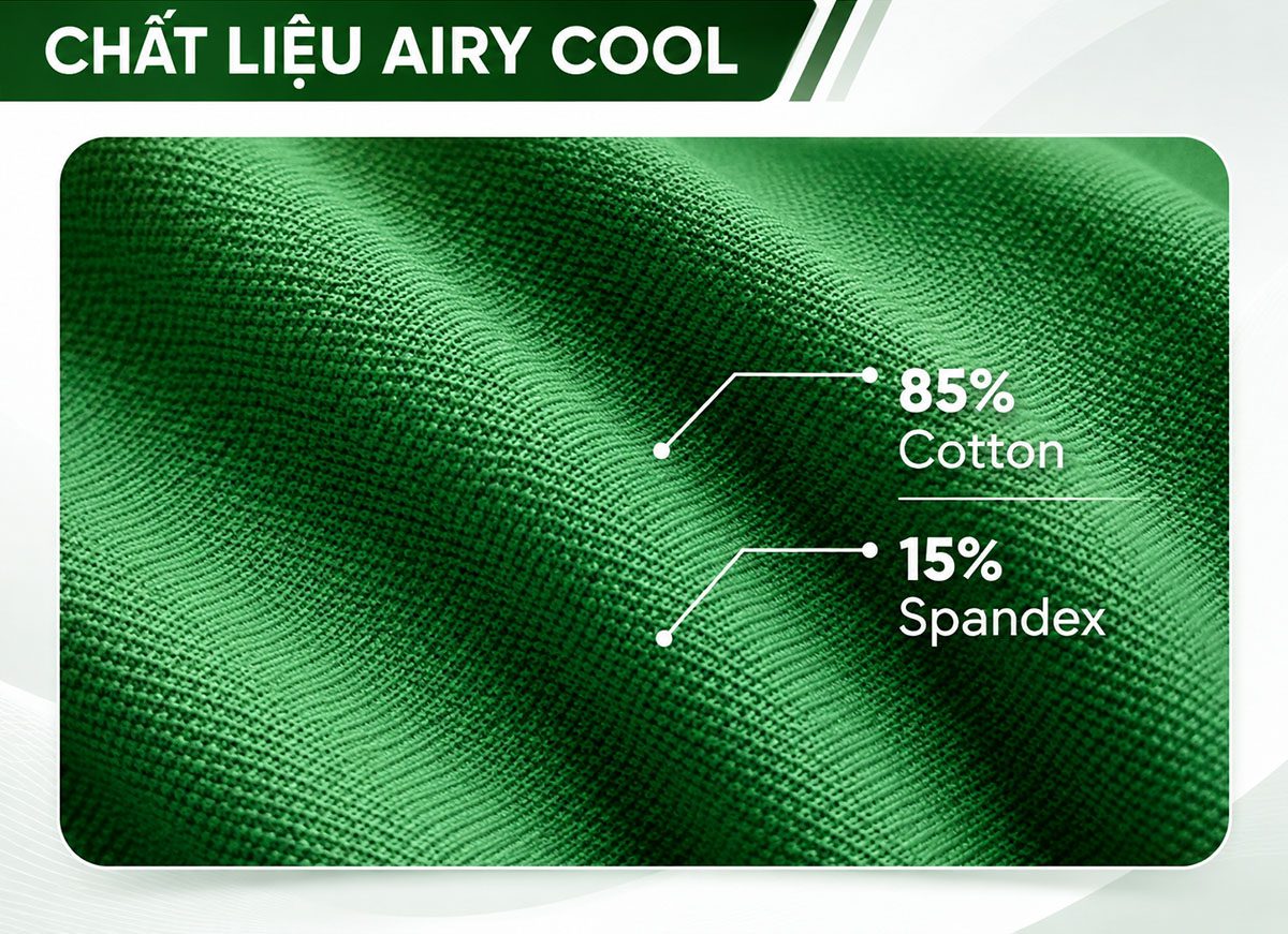 Chất liệu vải Airycool