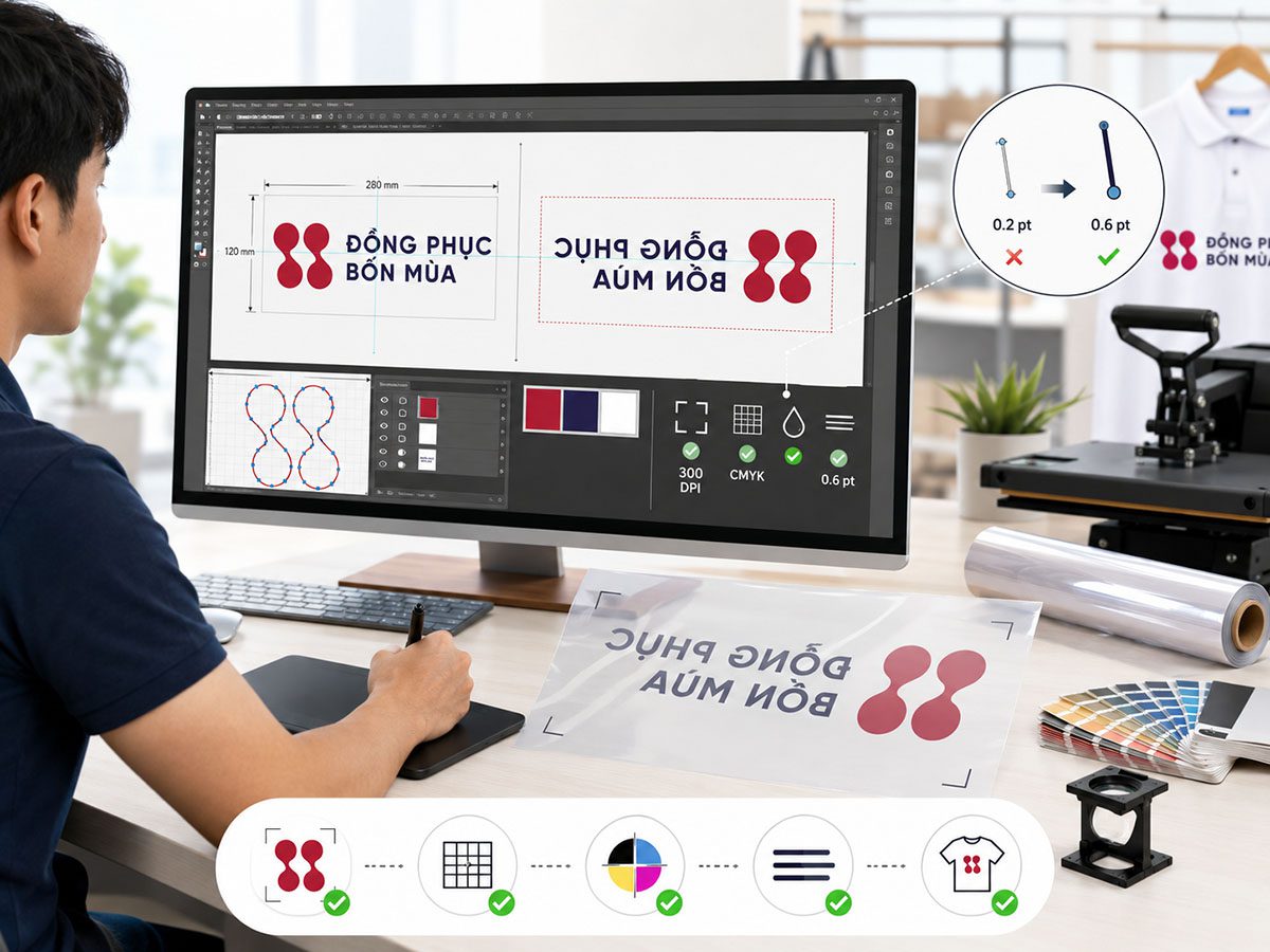 Chuẩn bị và xử lý file thiết kế