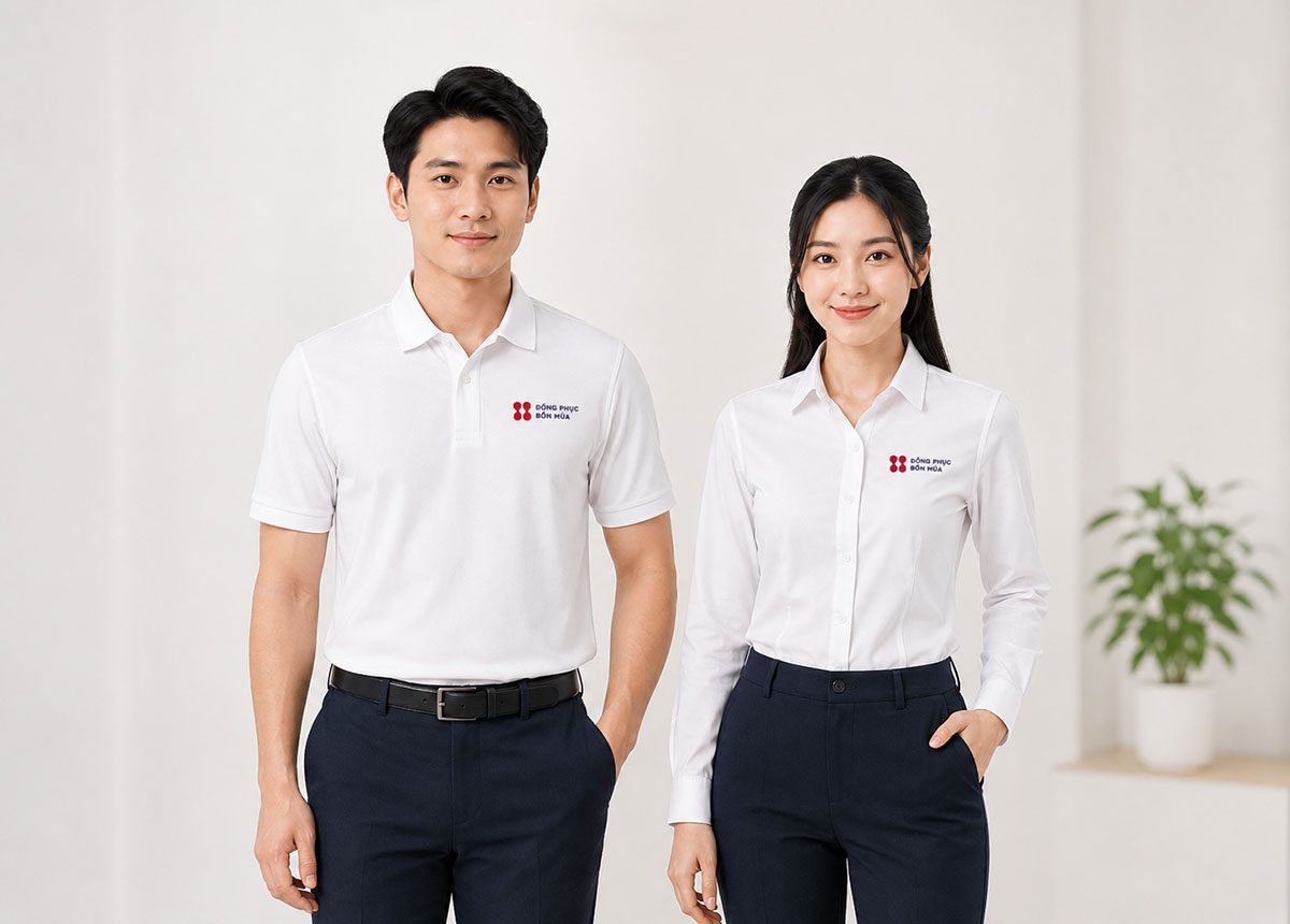 Áo đồng phục dáng regular