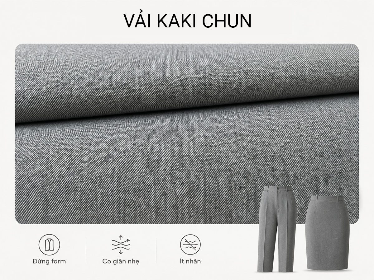 Chất vải tuytsi chun