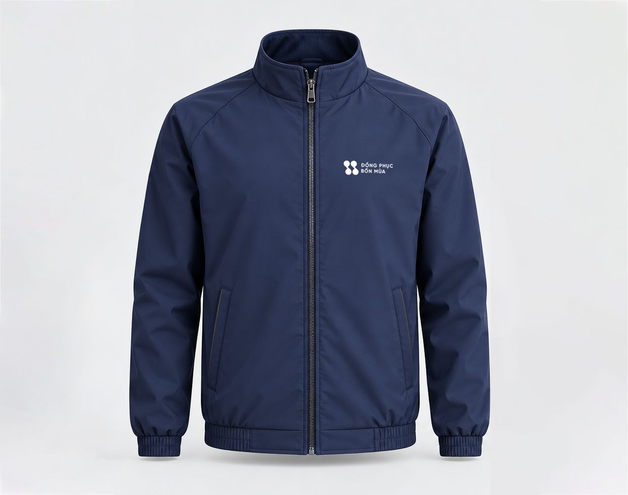Mẫu áo jacket đồng phục form gọn, dễ phối đồ và phù hợp với nhiều môi trường làm việc
