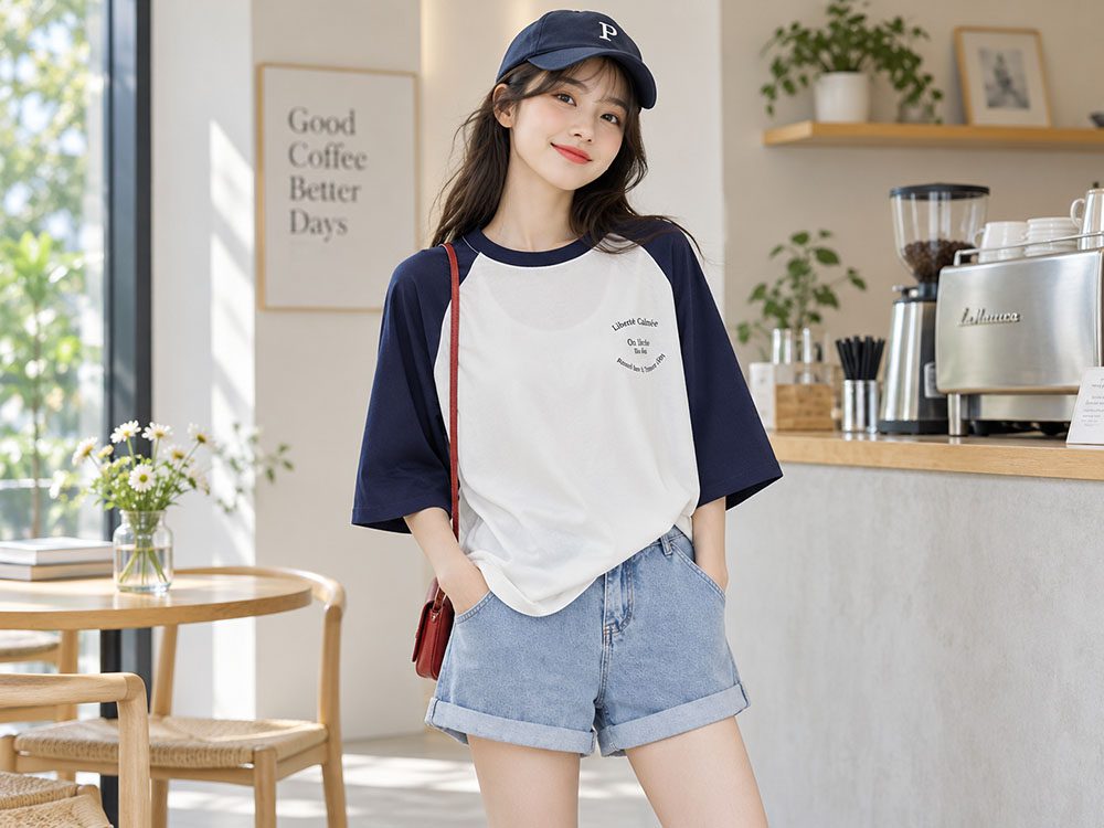 Mẫu áo raglan tay lỡ
